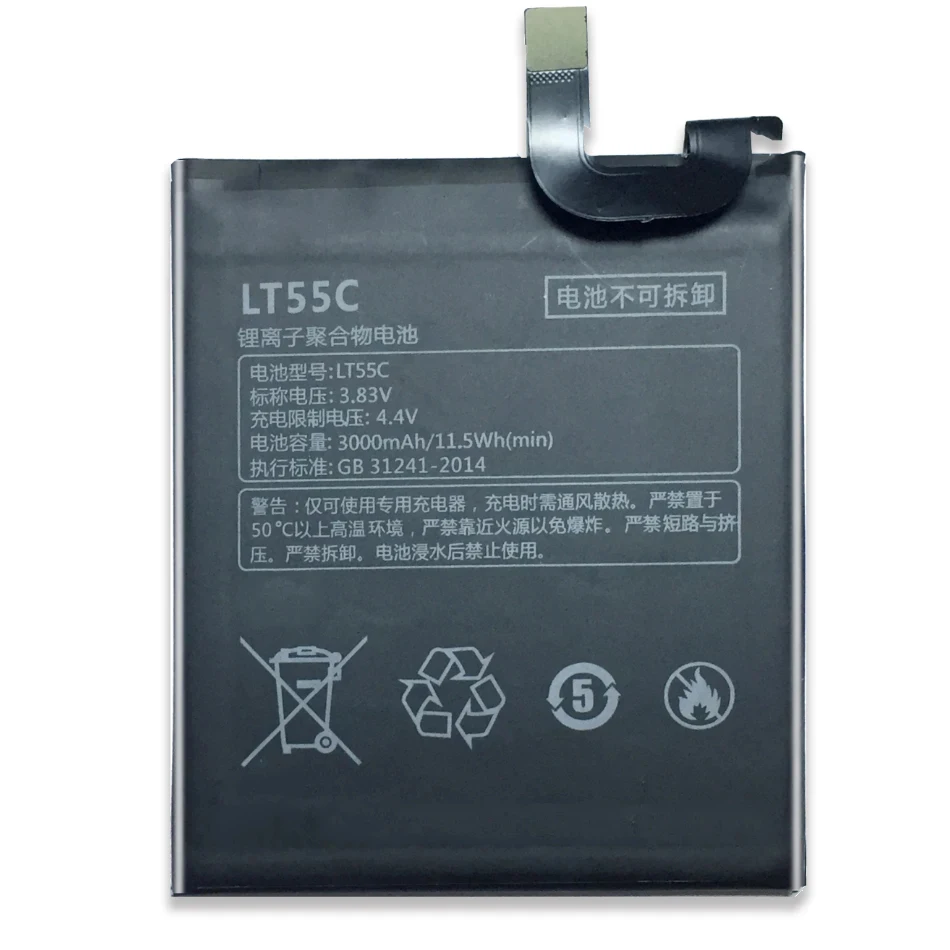 Сменный литий-полимерный аккумулятор LT55C для LeEco One S Letv Le Phone 1S X500 3000 мАч