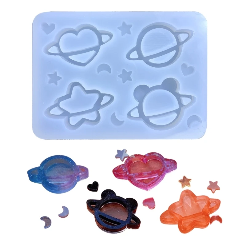 

3D Planet Pattern Mold Handmade Pendant Silicone Mold DIY Crafts Pendant Tool