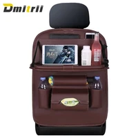 car back seat organizer storage bag with foldable table tray tablet holder tissue box auto back seat bag protector accessories