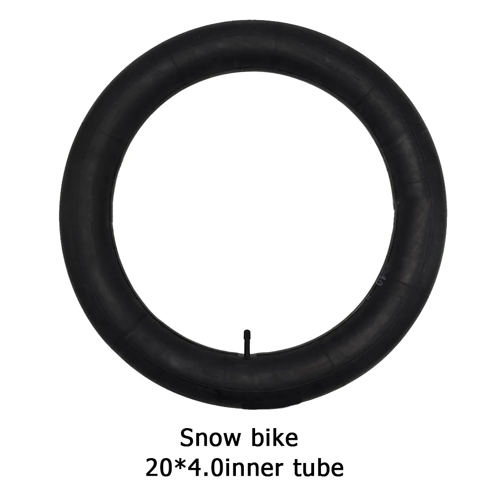 

Bike Inner Tube 20 X 4 Inch Wided Rubber Spare Tire For Snowmobiles Bicycles ATVs Black Tyre Cycling Parts Accessories Wholesale