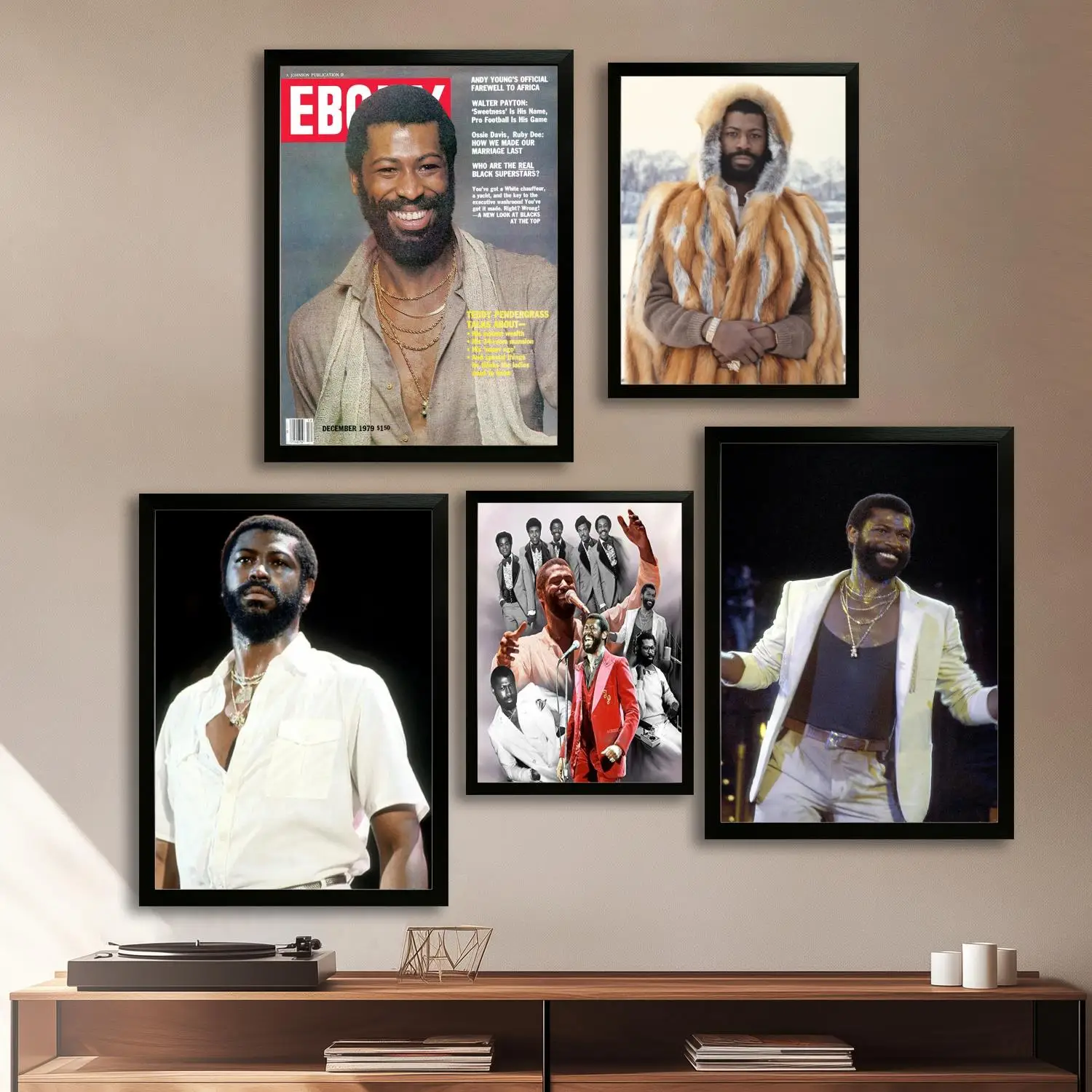 Холст Тедди Pendergrass постер и настенное искусство картина с принтом современный