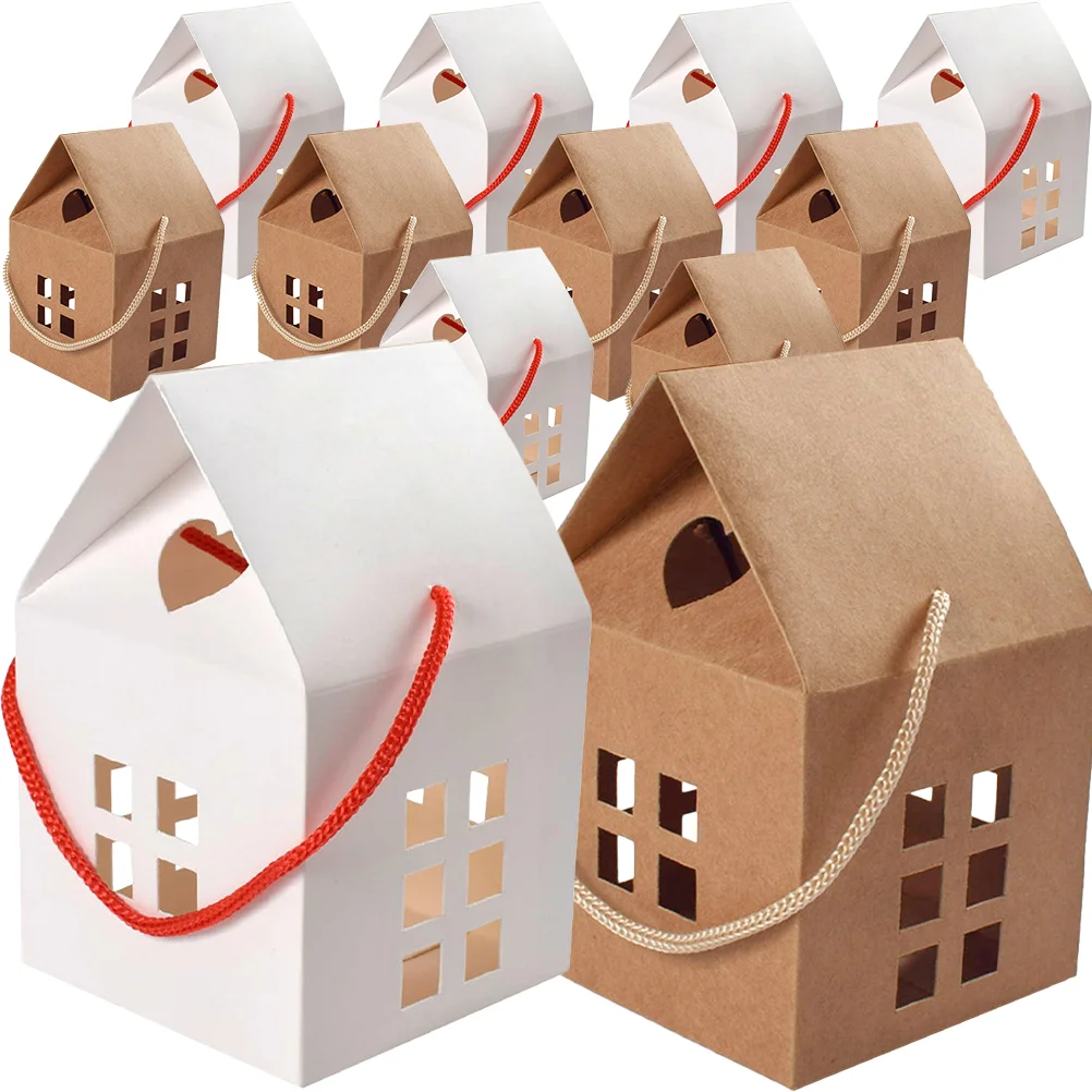 

20 Pcs Candy Cookie Box Case Gift Container Delicate Containers Chocolate Gifts Christmas Small Cases Party