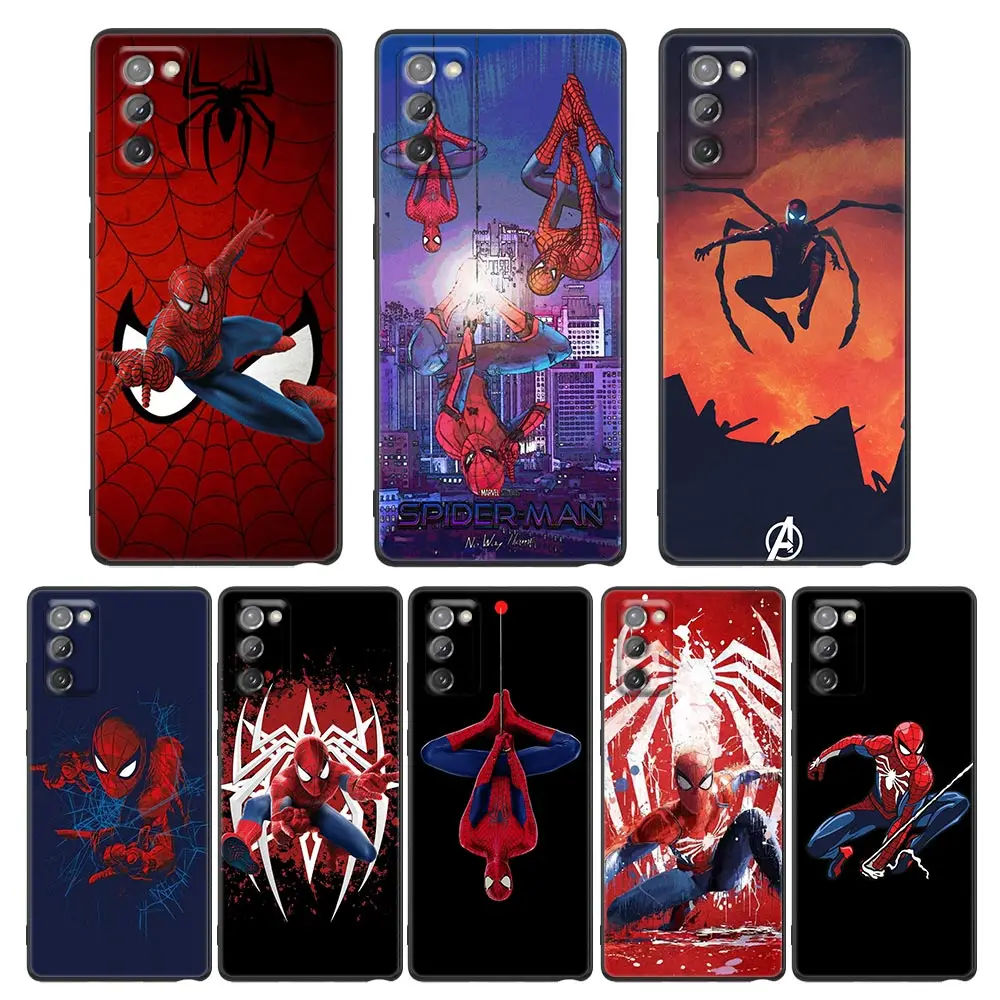 

Marvel Phone Case for Samsung A10 A20 A30 A40 A50 A60 A70 A90 Note 8 9 10 20 Ultra 5G Soft TPU Case CoverAnime Spider-Man MARVEL