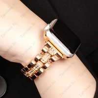 correa metal strap for apple watch band luxury bracelet iwatch 7 6 5 4 3 se stainless steel strap 45mm 41mm 44mm 40mm 42mm 38mm