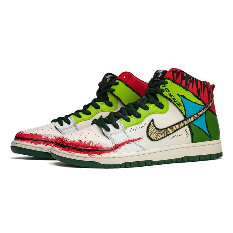 【Настроить】Nike Dunk SB Обувь для скейтбординга Мужские кроссовки CV1624-200