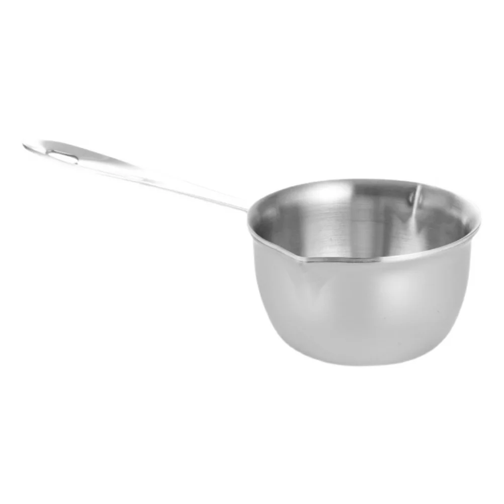 

Pot Melting Butterwarmer Boiler Saucepan Double Chocolate Pan Spout Steelstainless Gravy Bowl Coffee Pour Mini Stovetop