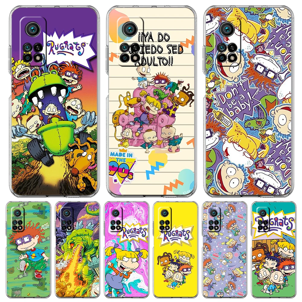 Cartoon Rugrat Phone Case for Xiaomi Mi Poco F3 X3 X4 GT NFC M3 M4 11 Ultra 12 11X 11i Pro Lite 5G Soft Transparent Cover Fundas
