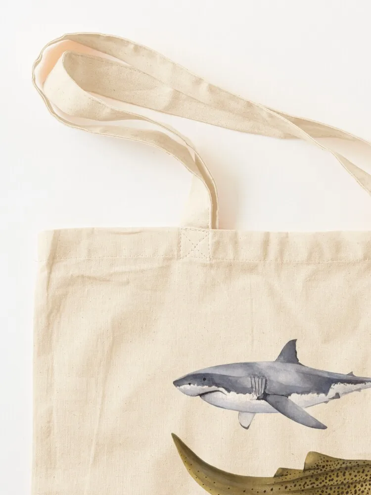 SHARKS VI-большой белый зебра молотарь и тигровые акулы Большая сумка Подарочная