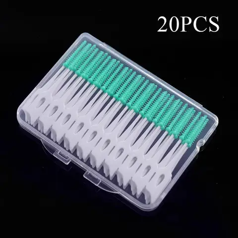 Мягкие силиконовые межзубные щетки 40 шт.