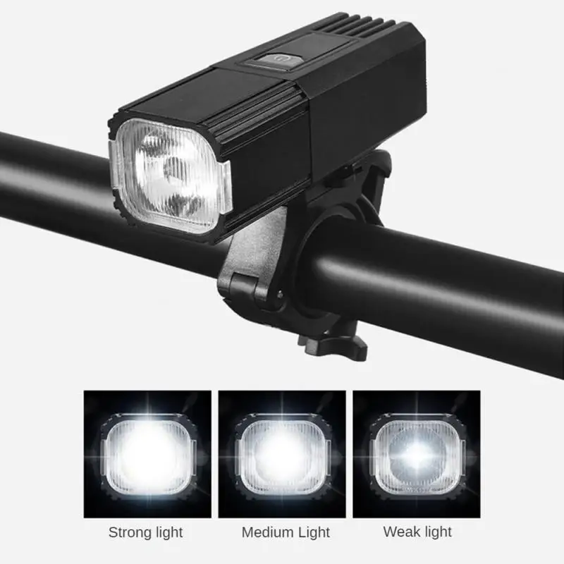 

1000LM Bike Light Headlight T6 Bicycle Flashlight LED USB Rechargeable Torch Aluminum Alloy Cycling High Beam Low Accessories