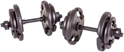 

Quality 4-Weight Deluxe Barbell Set (includes the bar) by Step Fitness