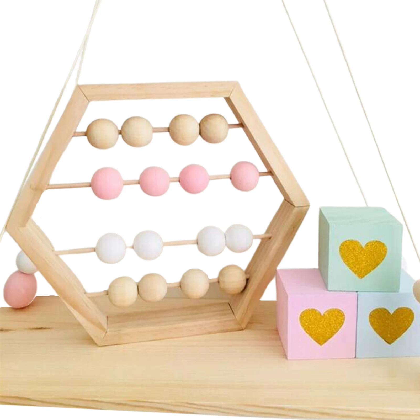 

Деревянные бусины с подсчетом Abacus, математические образовательные счетчики, игрушки, счетчик, манипуляторы, счетчики бусин для детей, обуче...