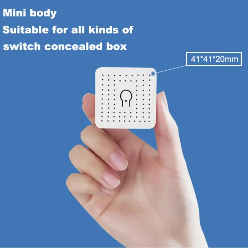 EWeLink Wi-Fi Mini Smart Switch 16A DIY Модуль выключателей света 2-стороннего управления Таймер