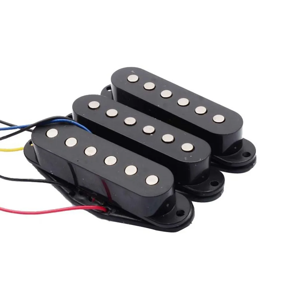 Electric Guitar Pickup Complete Line 1x Wiring Harness 1x Volume Knob 2x Tone Knob Prewired 5-Way Switch 2T1V SSS For Strat enlarge
