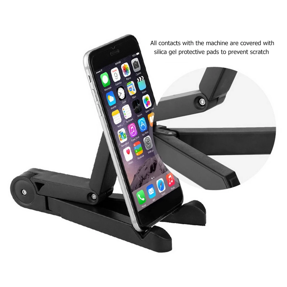 

Портативный складной настольный держатель, нескользящая Регулируемая подставка для планшета для iPad / iphone / Nexus / Kindle