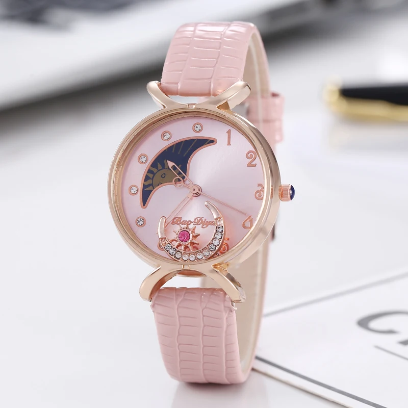 

Ladies Elegant Watches Women Fashion Luxury Quartz Wristwatches Casual Female Leather Watch Creative Montre Femme