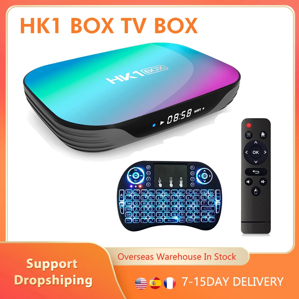 

ТВ-приставка HK1, Android 9,0, Amlogic S905X3, 4 + 128 ГБ, 2,4 ГГц, двойной USB, Wi-Fi