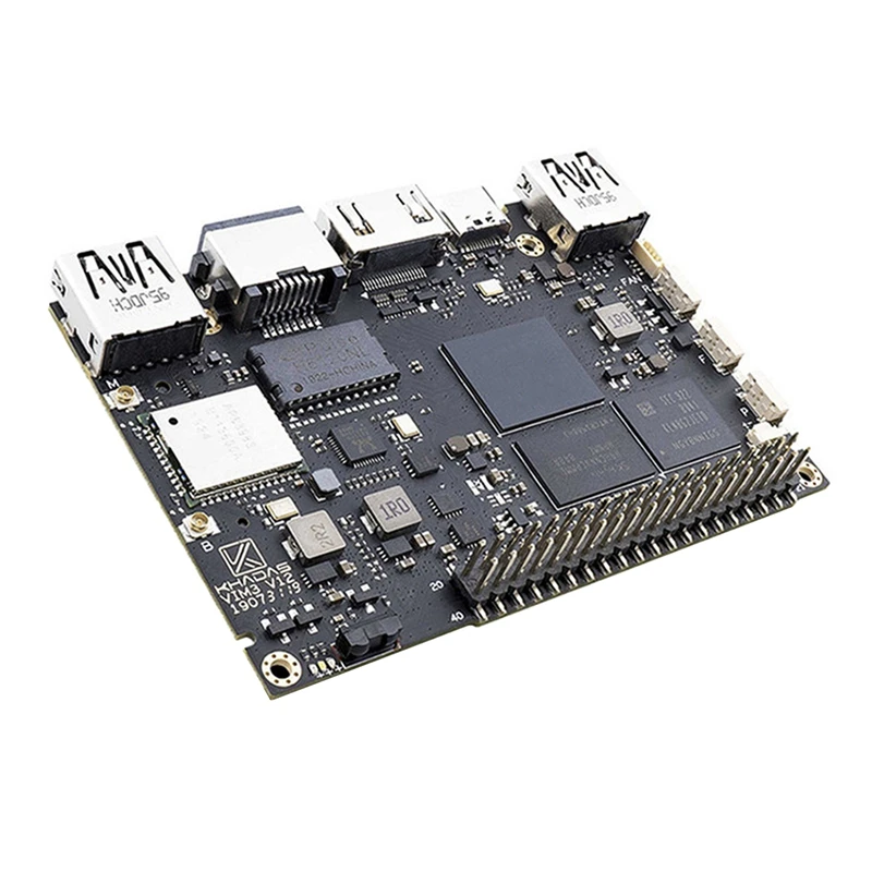 

Для Khadas VIM3 Amlogic A311D 2 Гб LADDR4 + 16 Гб EMMC Android 9,0 искусственный интеллект NPU 5,0 макетная плата