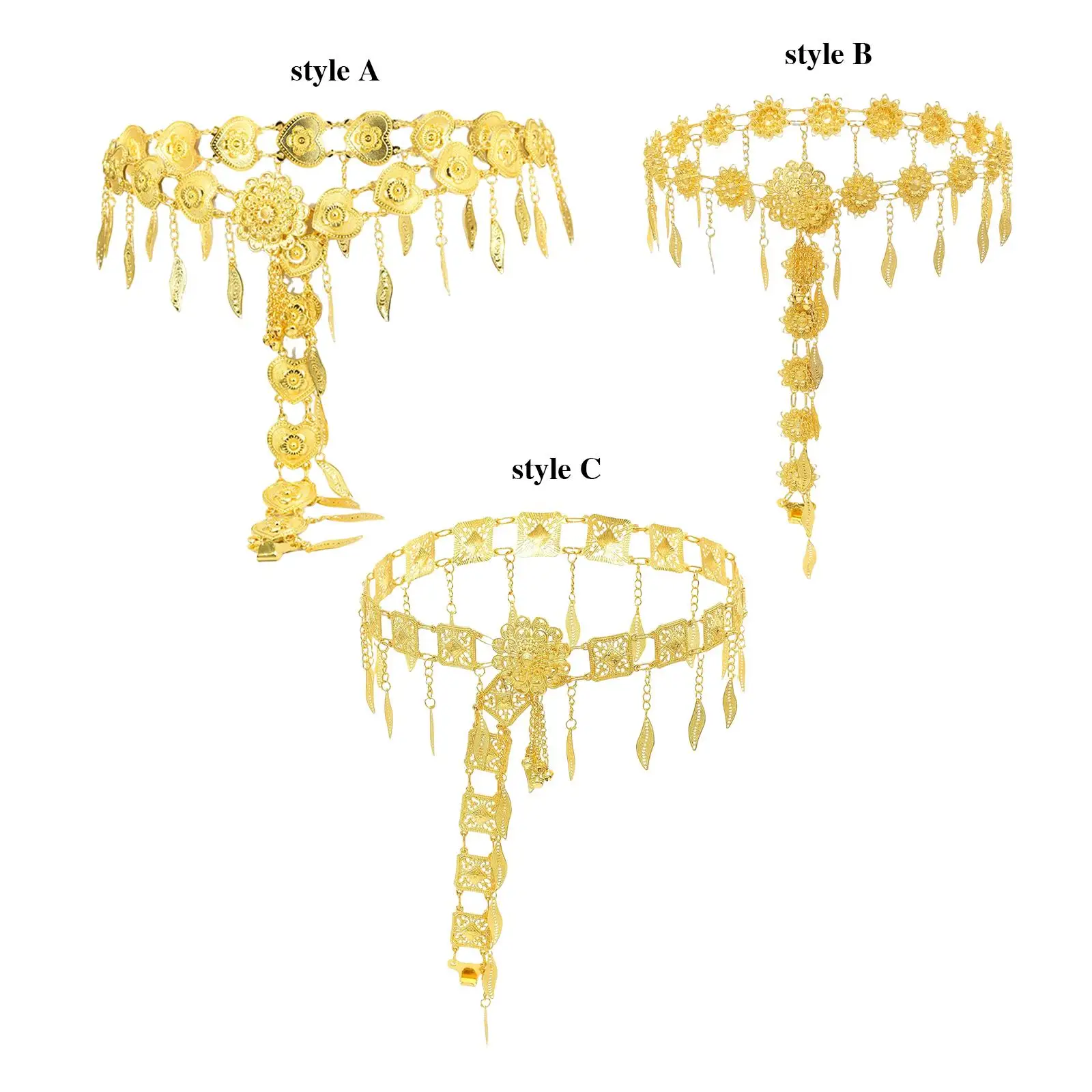 

Fashion Waist Chain Belt Metal Chain Waistband Casual Adjustable Girls Body Jewelry for Outfit Costume Party Shirts Dress