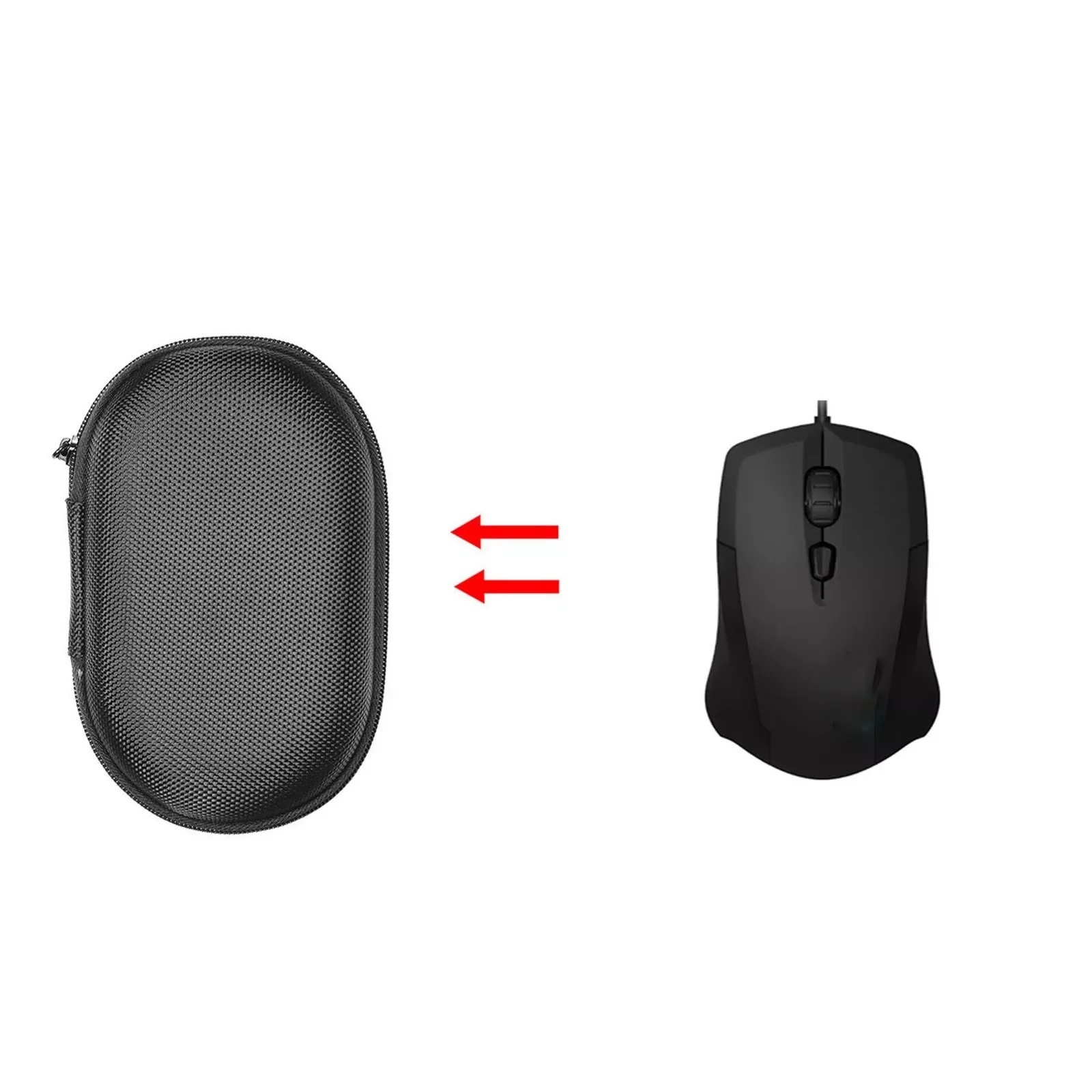 Usb-c to Headphone Jack Compatible With ROCCAT Kiro Mouse Waterproof Portable Storage Bag Storage Portable Case