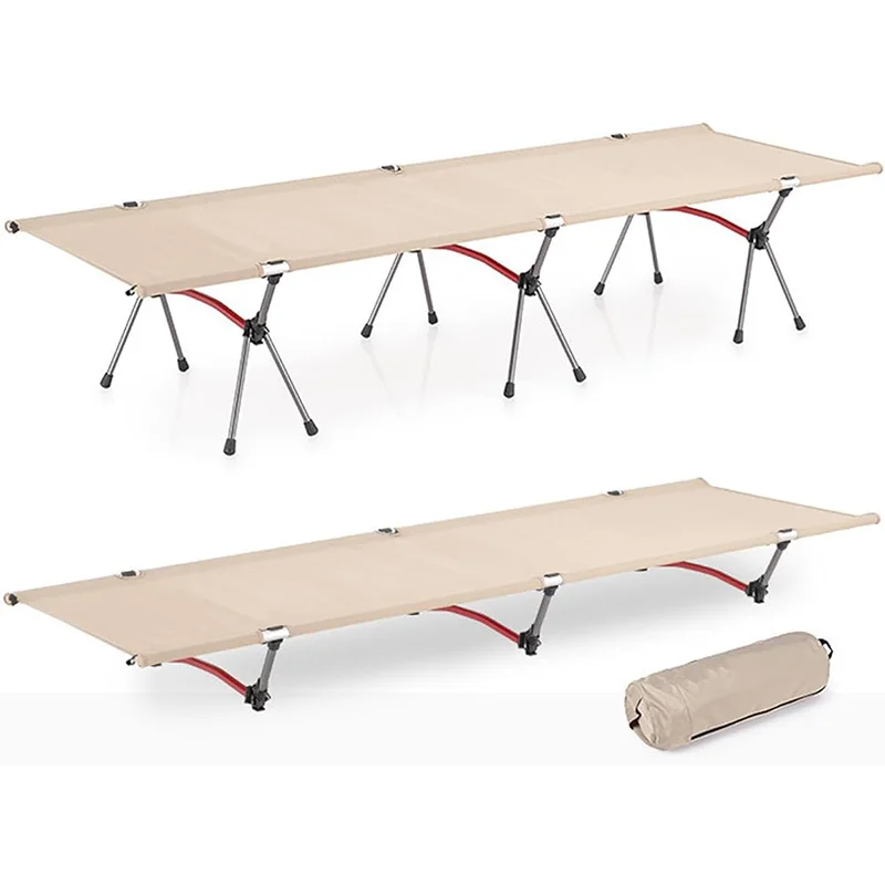 

Camping Cot Ultralight Portable Aluminum Alloy High-low Dual-purpose Folding Sleeping Bed for Hiking Fishing Cots Folding Bed