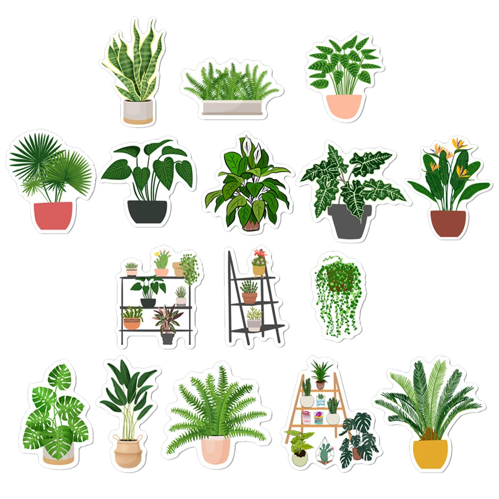

16 Pcs Decorative Stickers Cartoon Food Display Model Bonsai Refrigerator Magnets