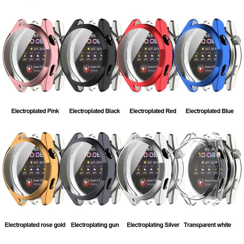 

Scratch Resistant Smart Watch Tpu Soft Rubber Anti-drop Accessories Ultra-thin Protective Bumper For Huawei Watch3