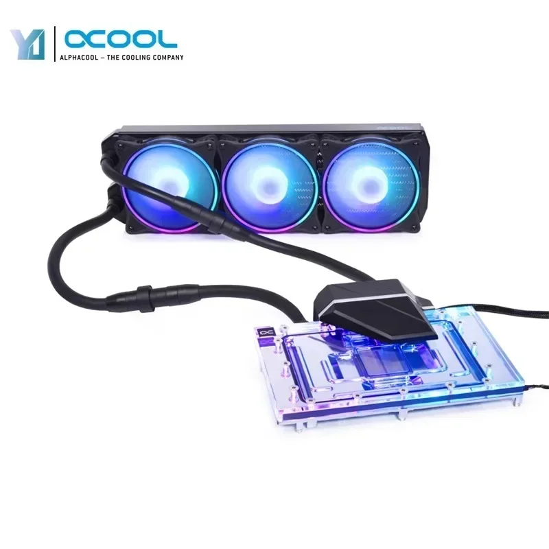 Видеокарта Alphacool RTx4090/4080/4070TI со встроенным водяным охлаждением 360 мм