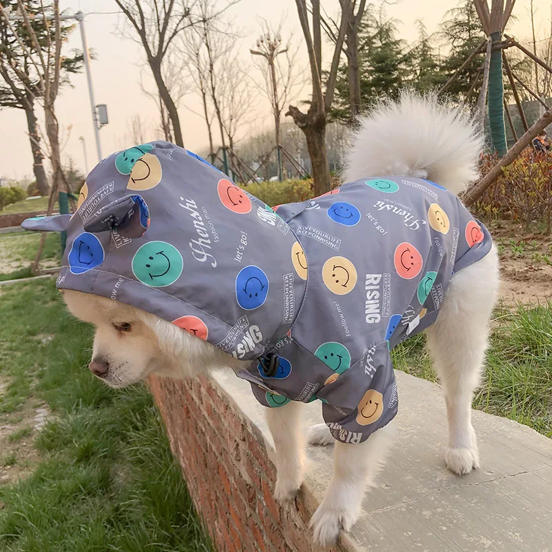 

Waterproof Dog Coat Clothes Cute Dog Raincoat for Large Dogs Rain Jacket for Pug French Bulldog Poodle Bichon Corgi Dropshipping