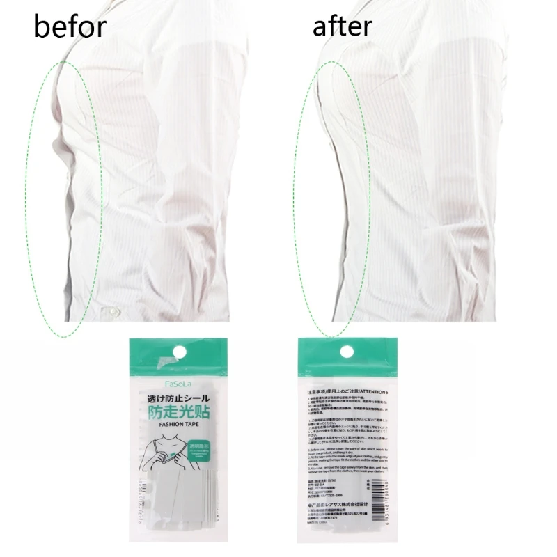 

Lingerie Tape Double Sided Flash Safe For Body Clothing Butt Pads Nipple Cover