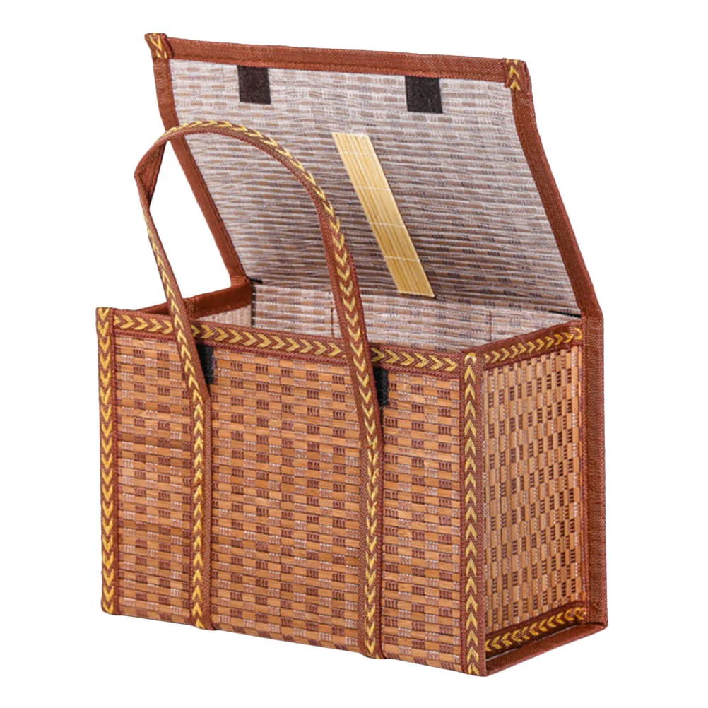 

Basket Baskets Storage Picnicorganizing Woven Wicker Egg Straw Easter Sundries Foodholdervintagebread Fruit Folding Rattan