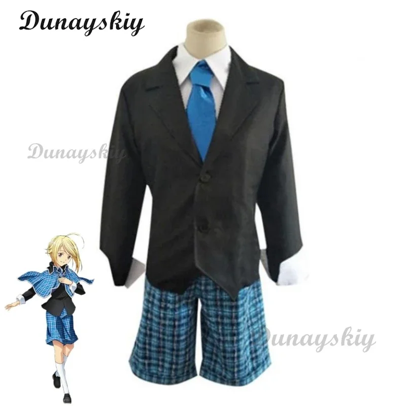 Аниме Shugo Chara yuiki Yaya ace hofri tadase KING's chair Souma kuukai косплей костюм красный синий