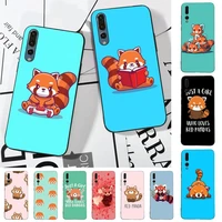 yinuoda red panda phone case for huawei p30 40 20 10 8 9 lite pro plus psmart2019