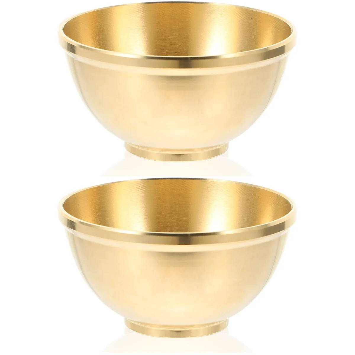 

2pcs Tibetan Copper Offering Bowl Holy Bowl Copper Bowl