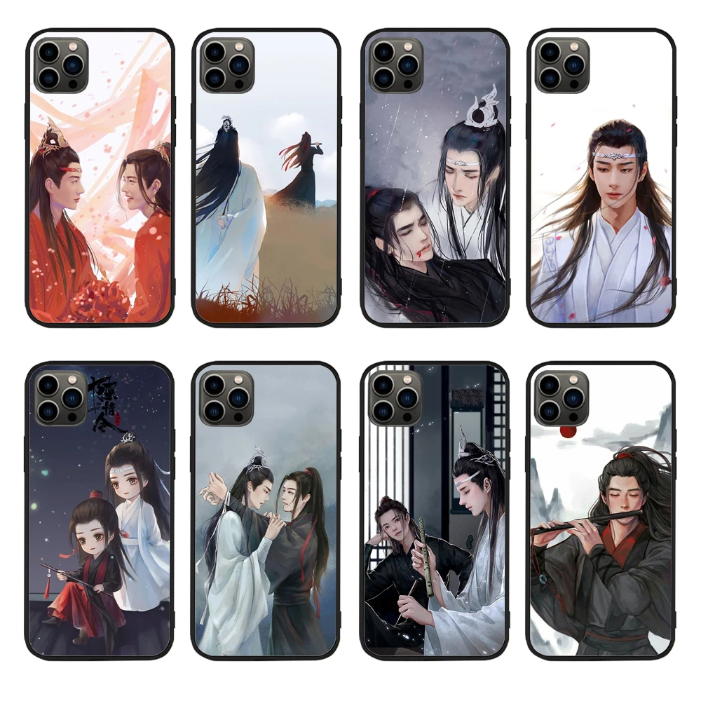 

Mo Dao Zu Shi Anime Lan Zhan x Wei Wuxian Phone Case For iphone 13PRO 12 11PROMAX 11 X XS XR XSMAX 6 plus 7 7Plus 8 8Plus Cover