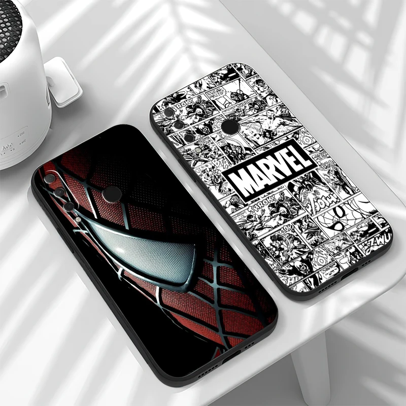 

USA Marvel Comics Phone Case For HUAWEI Honor 8X 9X 9 Lite 10 10X Lite 10i 9A Unisex Silicone Cover TPU Protective Coque