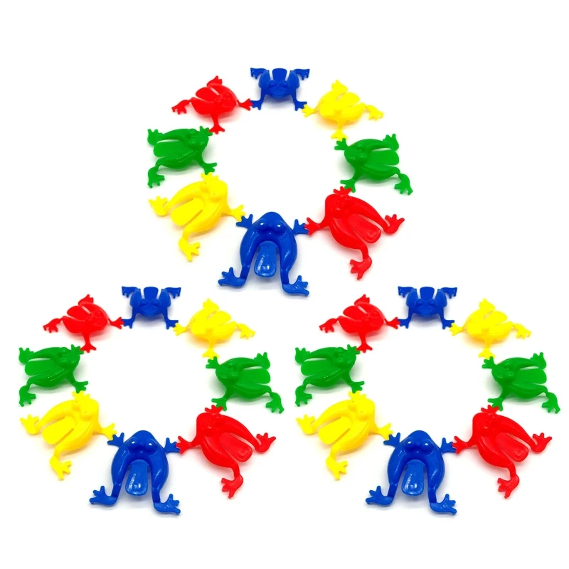 

Cute Spring Jumping Frogs Easter Goodie Bag Stuffings Interactive Battle Game Family Activity for Parent-Children 24Pcs
