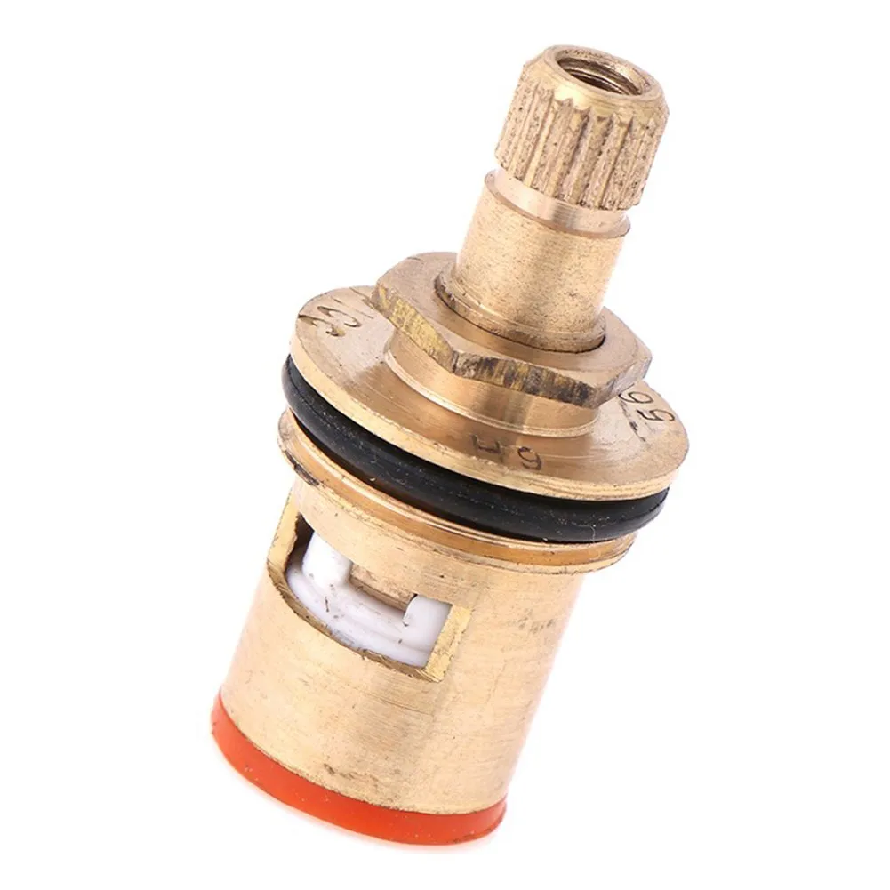 

1 Pc 1/2" 20 Copper Teeth Ceramic Tap Cartridge Disc Quarter Turn Valve 45*23mm Replaceme Faucet Cartridges Accessories