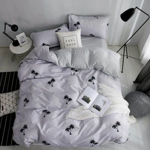 DIMI Adult Child Bed Sheets And Pillowcases Comforter Bedding Set Wave Point 4pcs Girl Boy Kid Bed Cover Set Duvet Cover