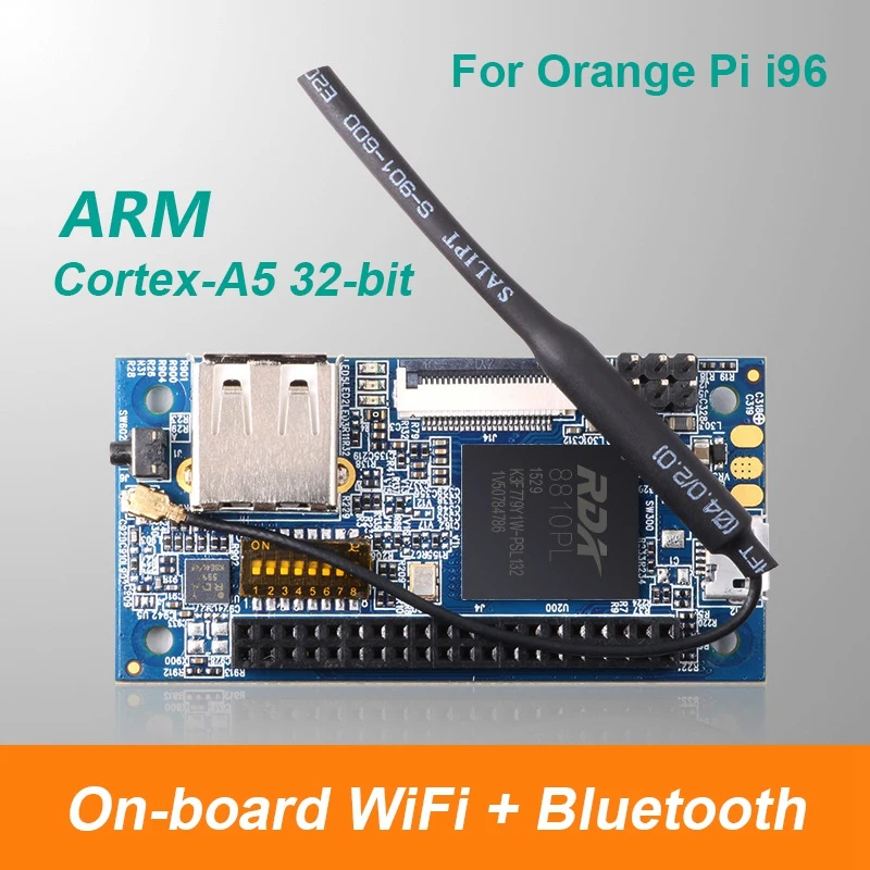 

For Orangepi I96 Development Board 256MB Cortex-A5 32Bit CPU WIFI+Bluetooth Programming Microcontroller With Camera