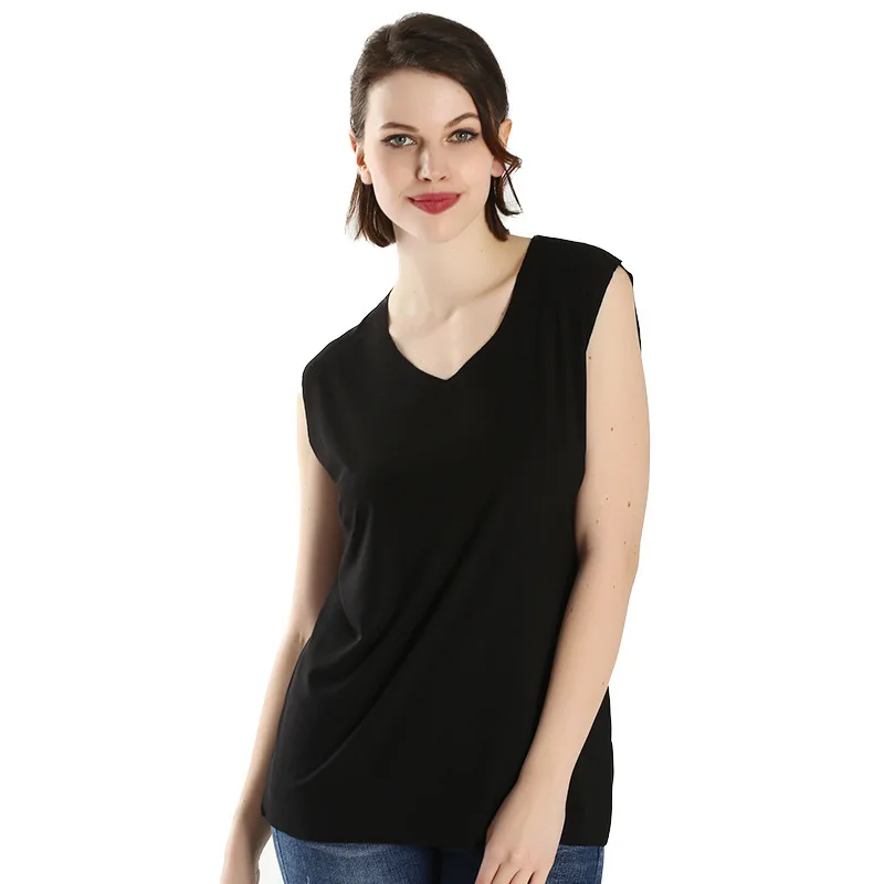 Fdfklak Plus Size Women's Pajama New Loose Ladie Sleep Tops Cotton Comfortable One Piece Sleepwear Sexy Bottoming Shirt XL-7XL