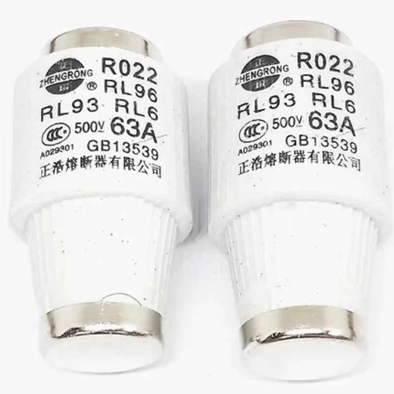 5 шт. R022 RO22 предохранительная трубка RL96 RL93 RL6-63 E33 DIII 500 В 30 А 35 40 50 63 спиральный