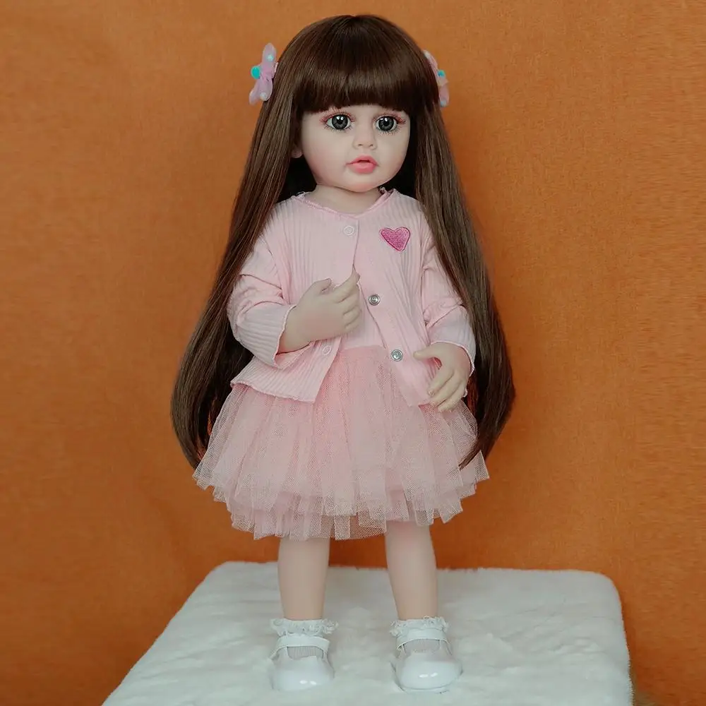 55 см искусственная Реалистичная полностью силиконовая детская виниловая