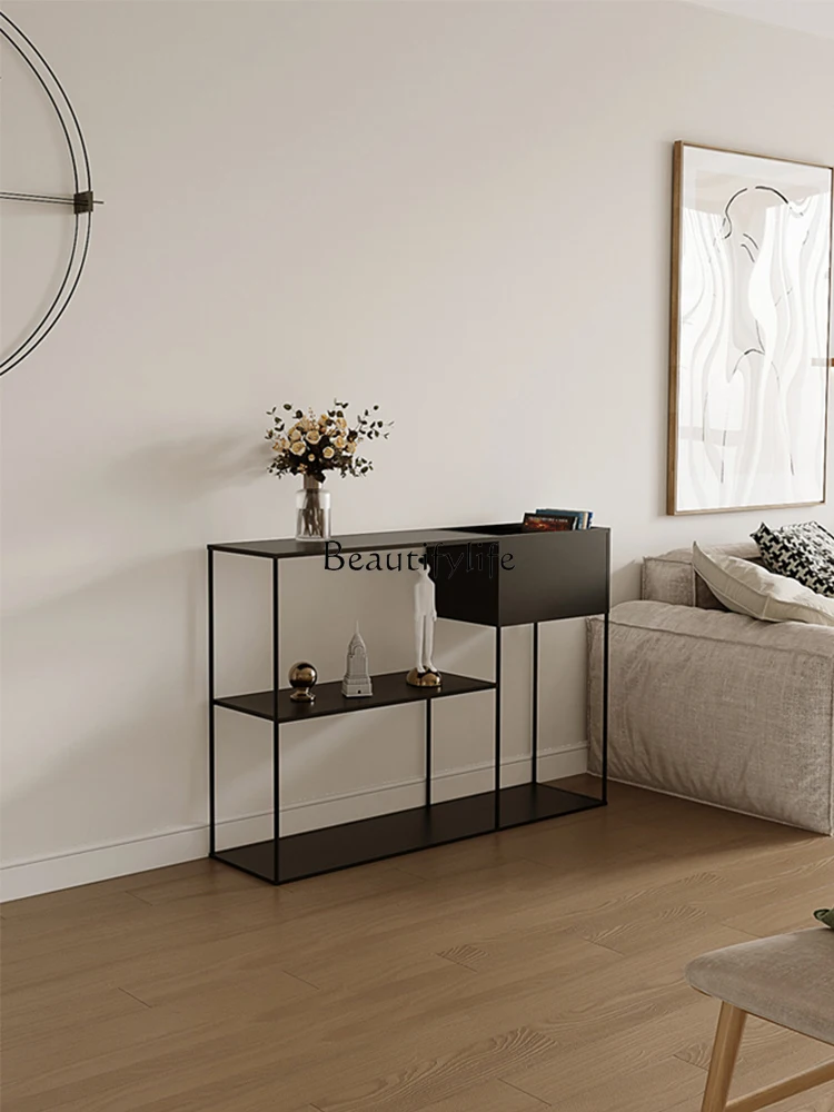 Железный напольный шкаф перегородка вход в гостиную дисплей шкафчик для