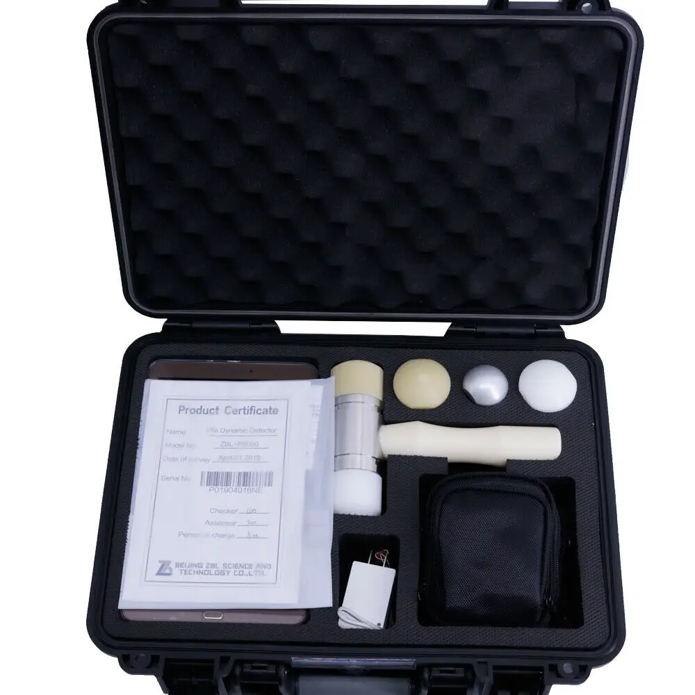 

Wireless Foundation Pile Dynamic Detector ZBL-P8000 Pile Integrity Tester ZBLP8000 Test the Structural Integrity of Piles