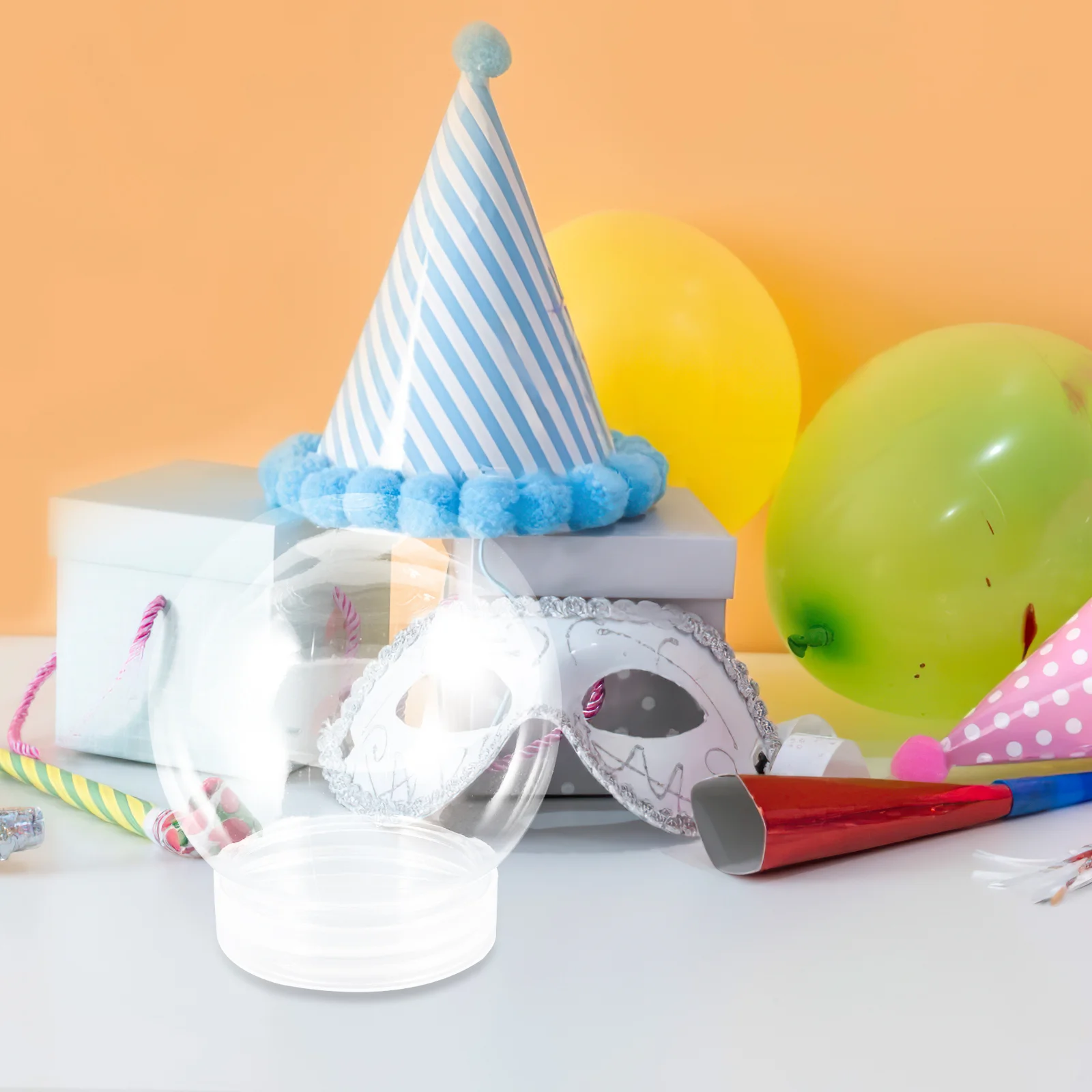 10 шт. DIY прозрачный пластиковый водяной шар снежный с завинчивающейся крышкой