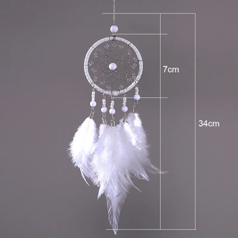 

Purple Indian Feather Dream Catchers Wall Hanging Art Room Car Decor Hunter Substance Dreamcatcher Ornament Gifts to Friends