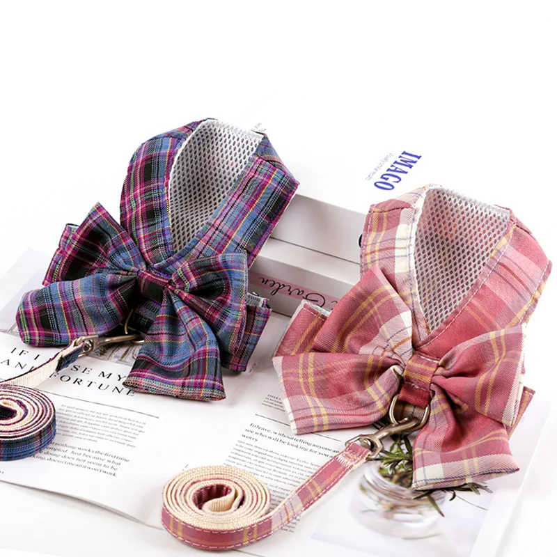 

Веревка для домашних питомцев, одежда для собак и кошек, жилет, тянущаяся Одежда для маленьких собак, Тедди, Бишон, верхняя одежда, поводок дл...