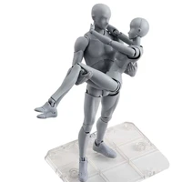 pvc movable body artist art painting anime figure sketch draw male or female chan joint action figure toy model draw mannequin