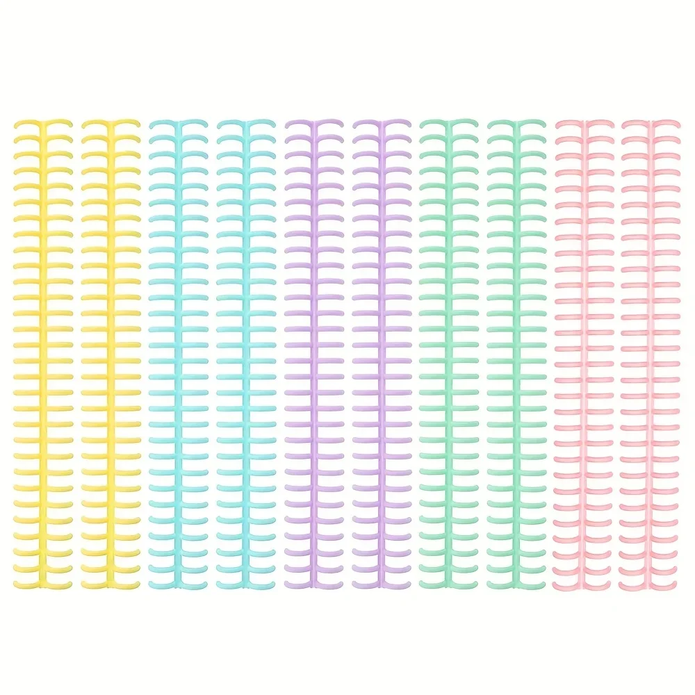 

Пластиковые спиральные переплетные кольца 30 колец